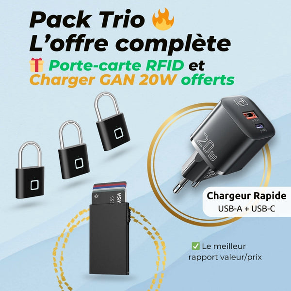Pack Trio - 3 cadenas + 2 cadeaux