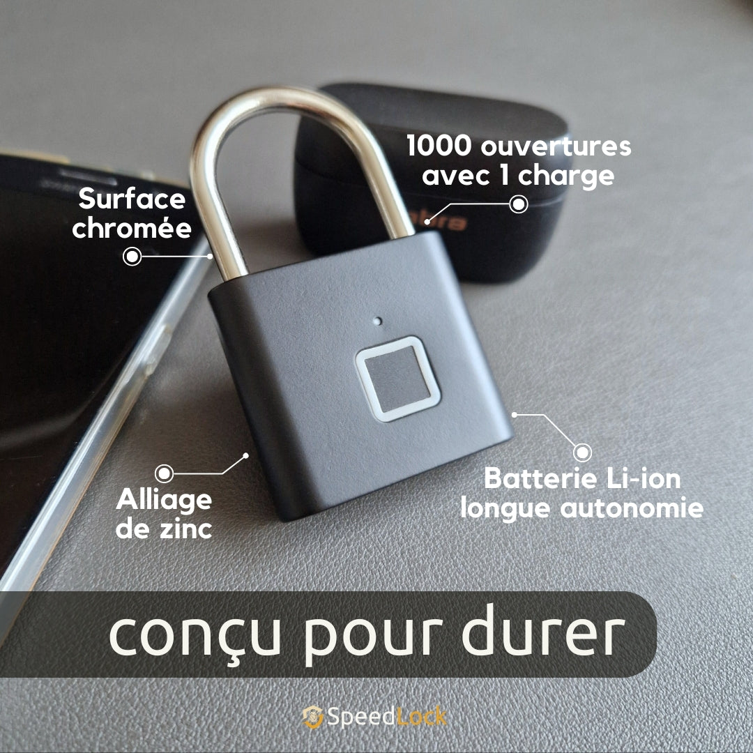 SpeedLock™ - Fingerprint Padlock